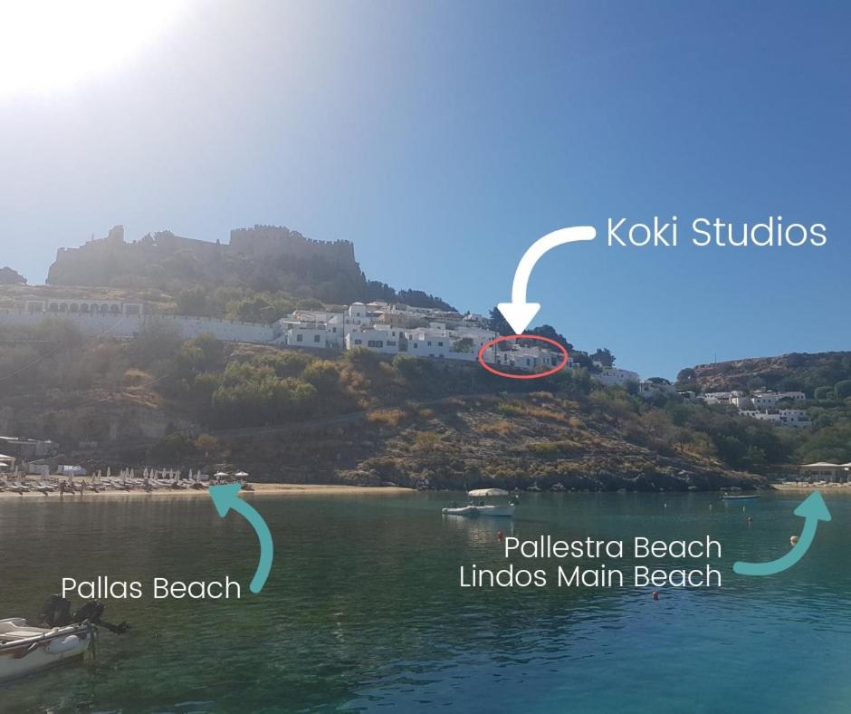 Villa Koki Studios Líndos Exterior foto